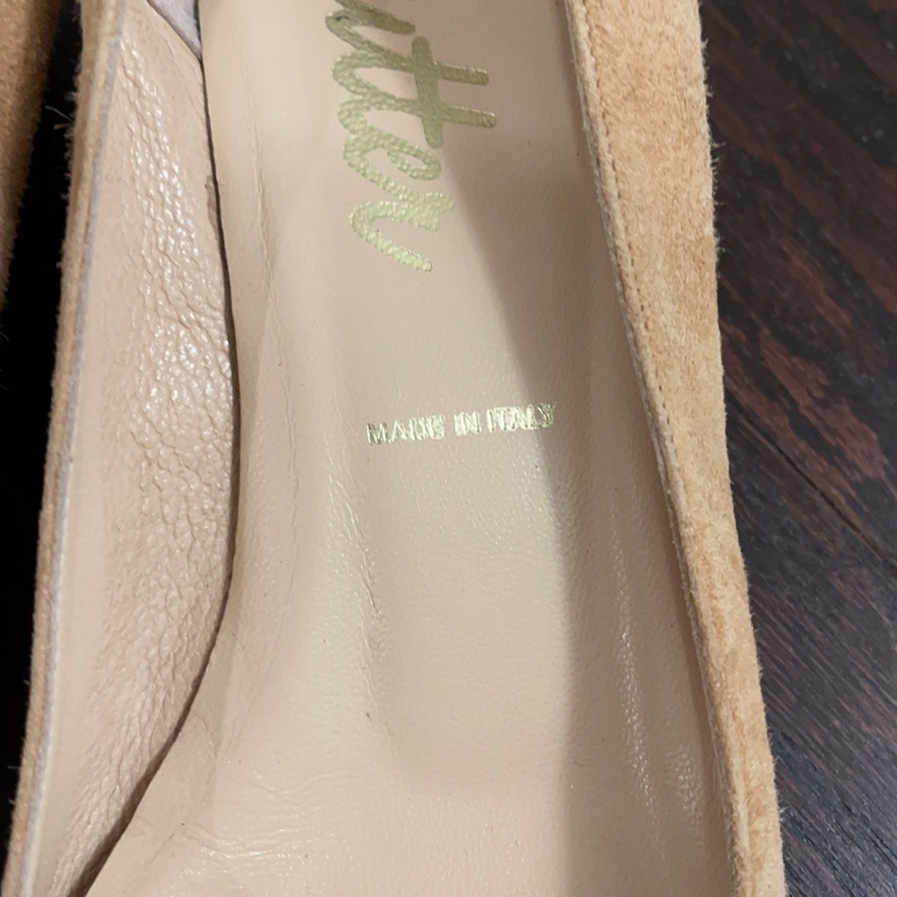Butter ballet flats with a teeny heel - Picture 4 of 6